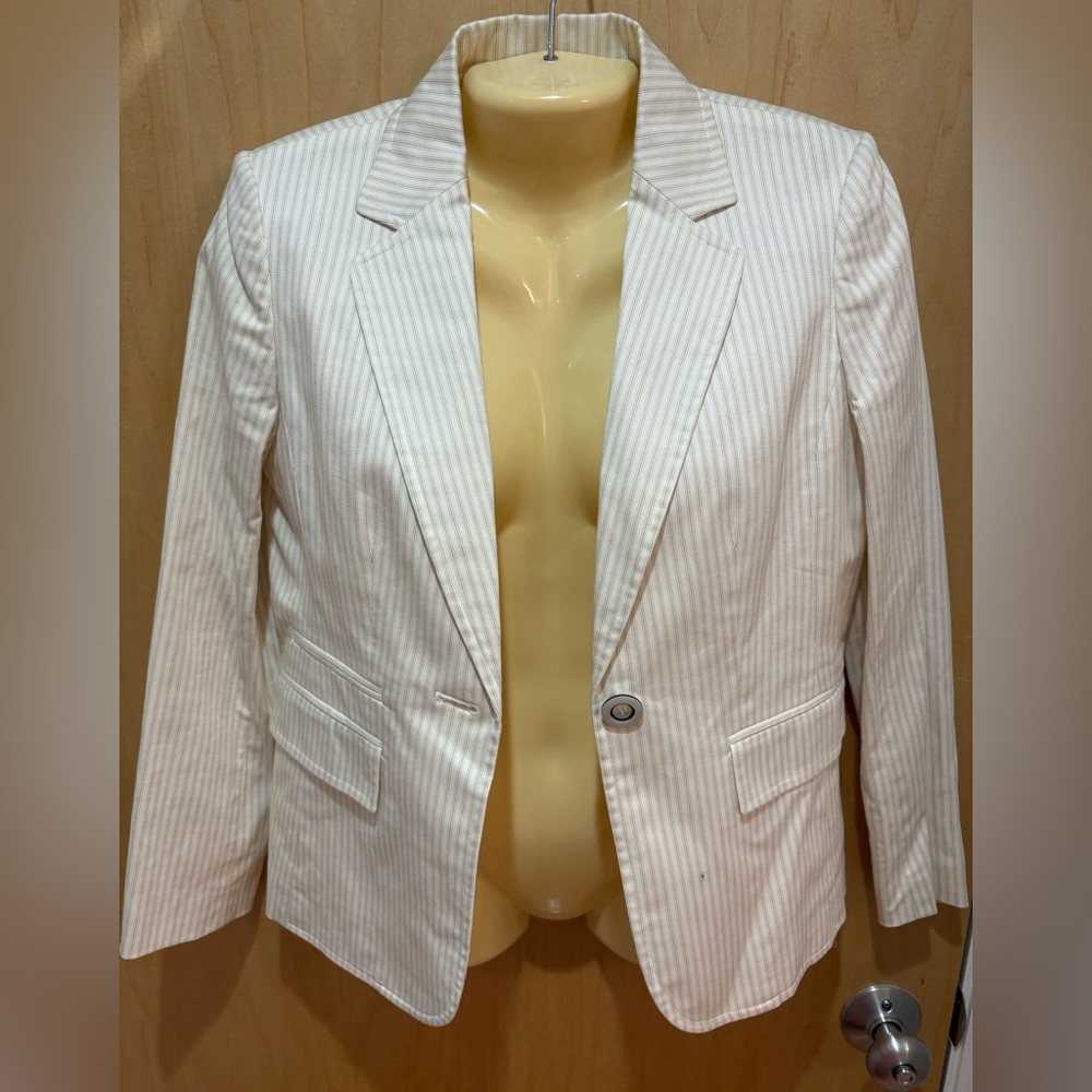 Anne Klein Pinstripe Suit Jacket